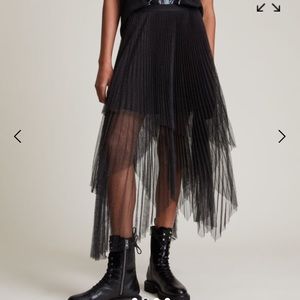 Allsaints Black Skirt
